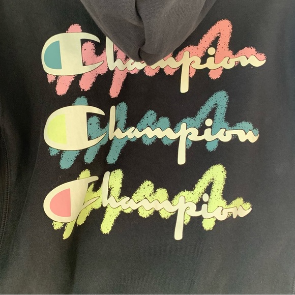 Champion Reverse Weave Logo Hoodie - Picture 5 of 9